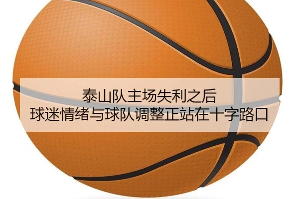 泰山队主场失利之后 球迷情绪与球队调整正站在十字路口